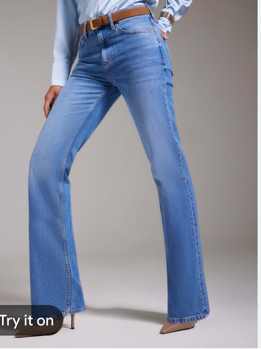 Marks & Spencer Light Blue Boot-Cut Jeans
